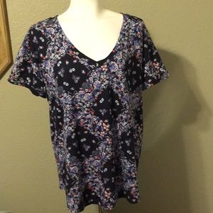Maurice’s Large V neck T shirt blouse NWT